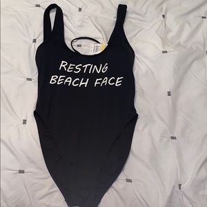 NWT Super cute one piece swim suit